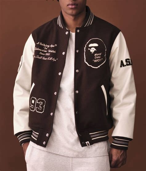 bathing ape jacket replica|a bathing ape varsity jacket.